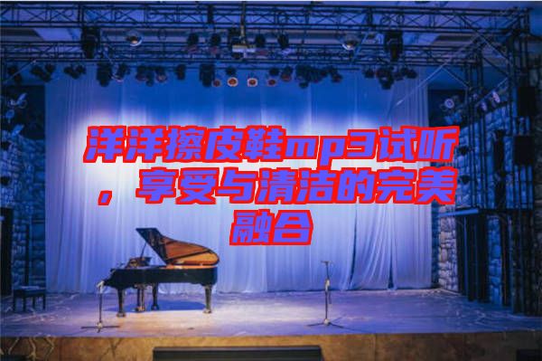 洋洋擦皮鞋mp3試聽，享受與清潔的完美融合